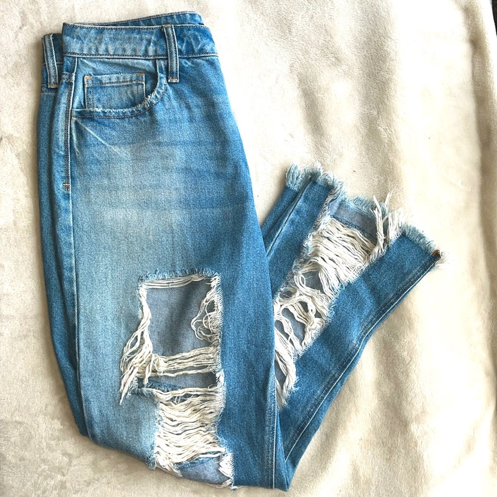 100% Cotton Distressed Jeans